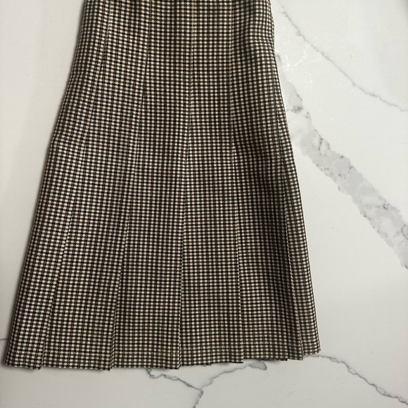 Urban Outfitters Black, Brown, & White Checkered Mini Skirt - Picture 3 of 4